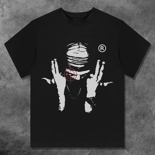 Y2K Style T-shirt - Soft Polyester Blend, Round Neck, Short Sleeved Casual Top, Machine Washable
